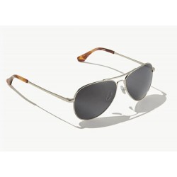 Bajío Sunglasses Soldado, Silver Gloss/Gray Poly