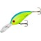 Bomber Deep Fat Free Shad 3/4 Chartreuse Blue Sparkle