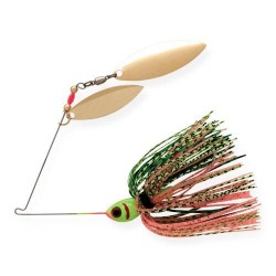 Booyah Double Willow Blade 1/2 Oz  Chartreuse Perch
