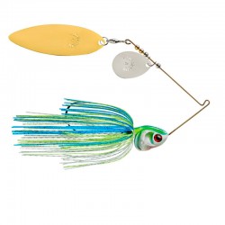 Booyah Covert Series White Chartreuse Blue / Pearl Chartreuse Blue 3/4 oz