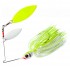Booyah Glow Blade Doble Willow 1/2 Oz Chartreuse White/ Chartreuse White