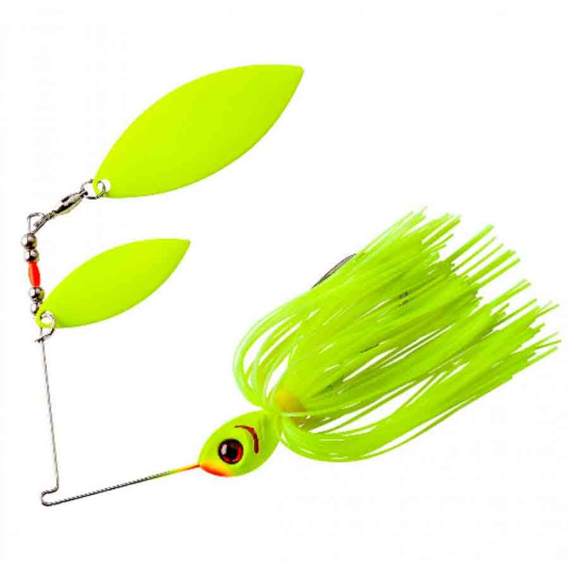 Booyah Glow Blade Doble Willow 1/2 Oz Chartreuse-Chartreuse