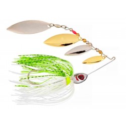 Booyah Super Shad 3/8 Oz Chartreuse/ Chartreuse Glimmer