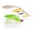 Booyah Super Shad 3/8 Oz Chartreuse/ Chartreuse Glimmer
