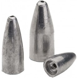 Bullet Weights  Worm Bullet 1/2 oz,  7 pcs