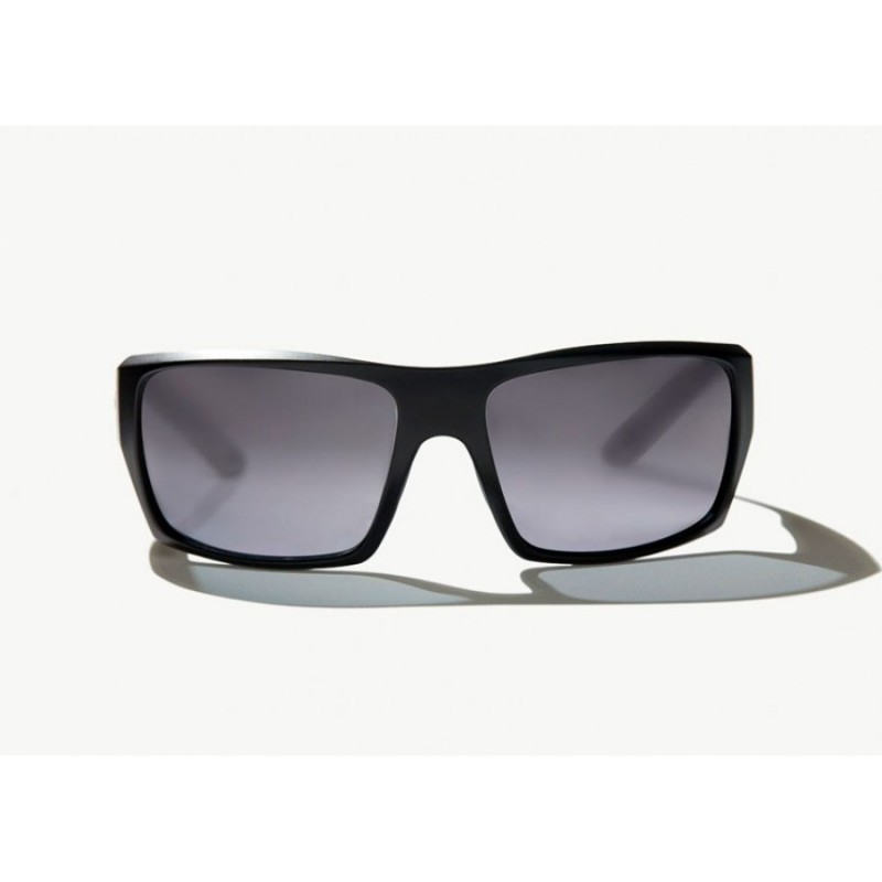 Bajío Sunglasses Polarized Nato, Black Matte Gray Poly