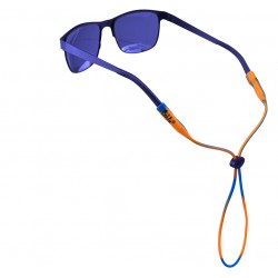 Cablz Silicone Eyewear Retainer Orange Blue