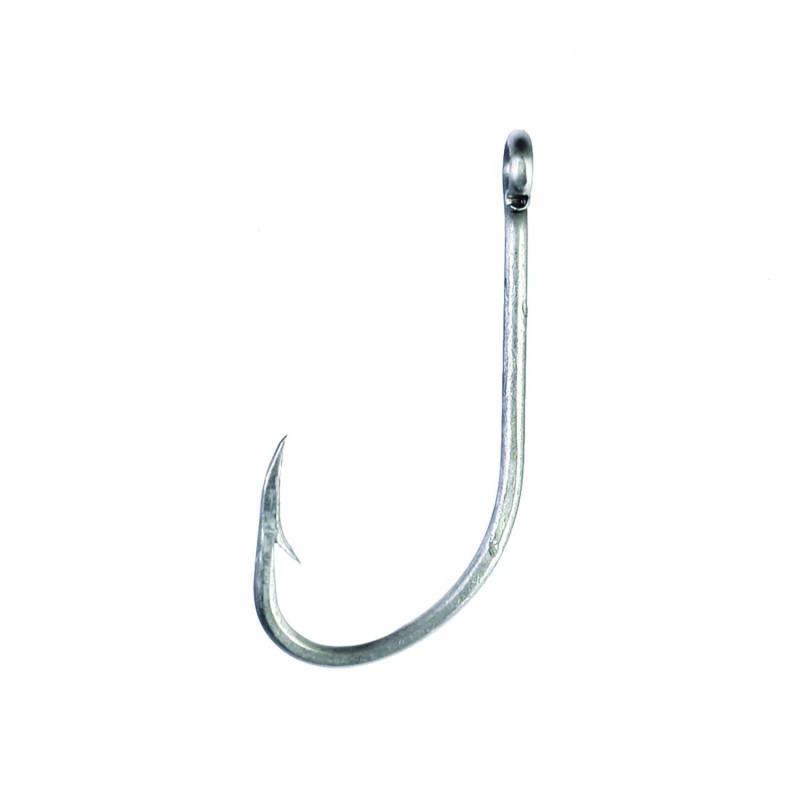 Eagle Claw Stainless Steel Plain Shank Hook 3/0, 100 pcs