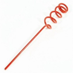 Eagle Claw Wire Coil Rod Holder Red Medium