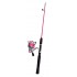 Eagle Claw Raptor Jr Spinning Combo Pink