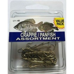 Eagle Claw Crappie/Panfish Assortment, 46 pcs