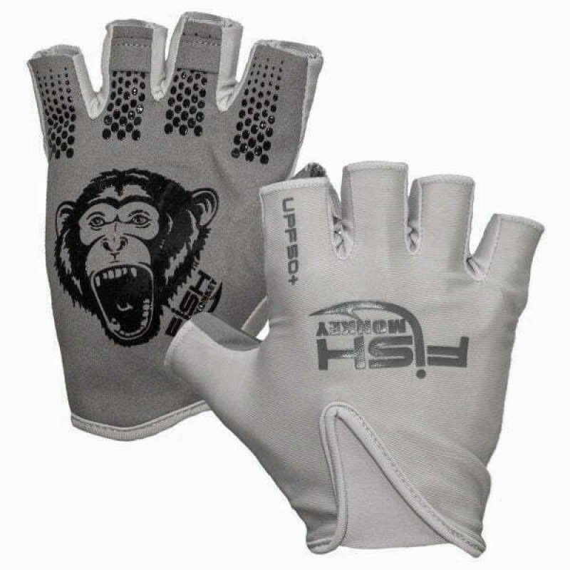 Fish Monkey Stubby Guide Glove UPF 50+ M Grey