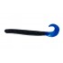 Hookset Curly Tail - Black / Blue 4" , 10 pcs