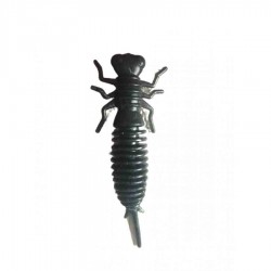 Hookset Larva Black, 7 pcs