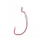 Lazer Sharp Red  Weighted Worm for soft plastics 1/8 Oz 2/0, 5 pcs