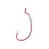 Lazer Sharp Red  Weighted Worm for soft plastics 1/8 Oz 3/0, 5 pcs