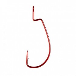 Lazer Sharp Red EWG Oversize Magworm Hook 5/0, 5 pcs
