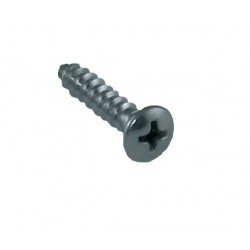Marpac Stainless Steel Self-Tapping Screw  Phillips Oval Head 14x1-1/2, 3 pcs