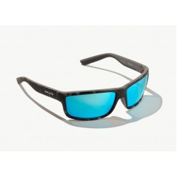 Bajío Sunglasses Polarized Grey Squall Tort Matte / Blue Mirror Poly