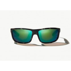 Bajío Sunglasses Polarized Grey Squall Tort Matte / Green Mirror Poly 