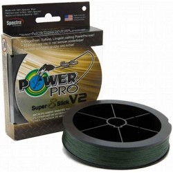 Power Pro Super 8 Slick V2 Braided Line 30 lbs 150 yds, Moss Green