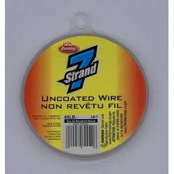 Berkley 7Strand Uncoated Wire  40 LB / 30FT