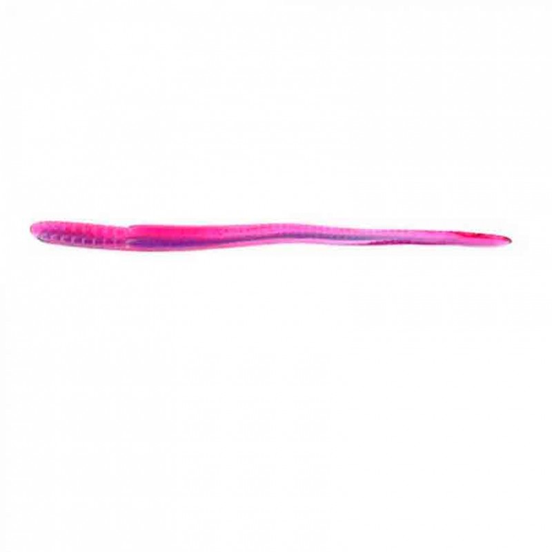 Roboworm Straight Tail Worm 7" Morning Dawn Red Flake