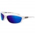 Spider Wire Polarized Sunglasses Gloss White/Smoke/Blue Mirror