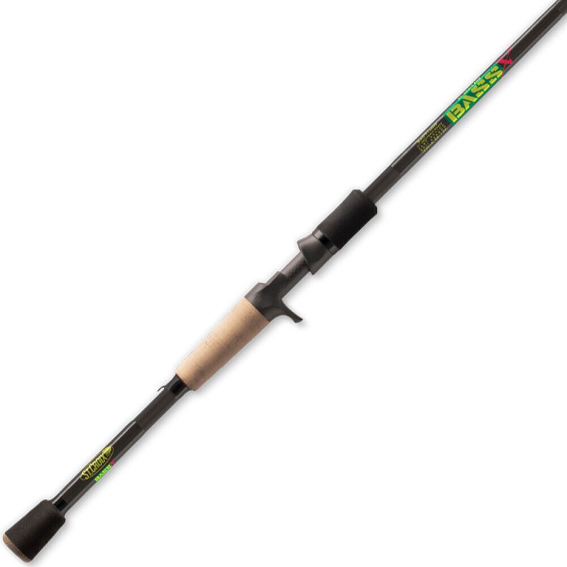 St. Croix Bass X Casting Rod 6'6" Medium Heavy Fast, 1 pza