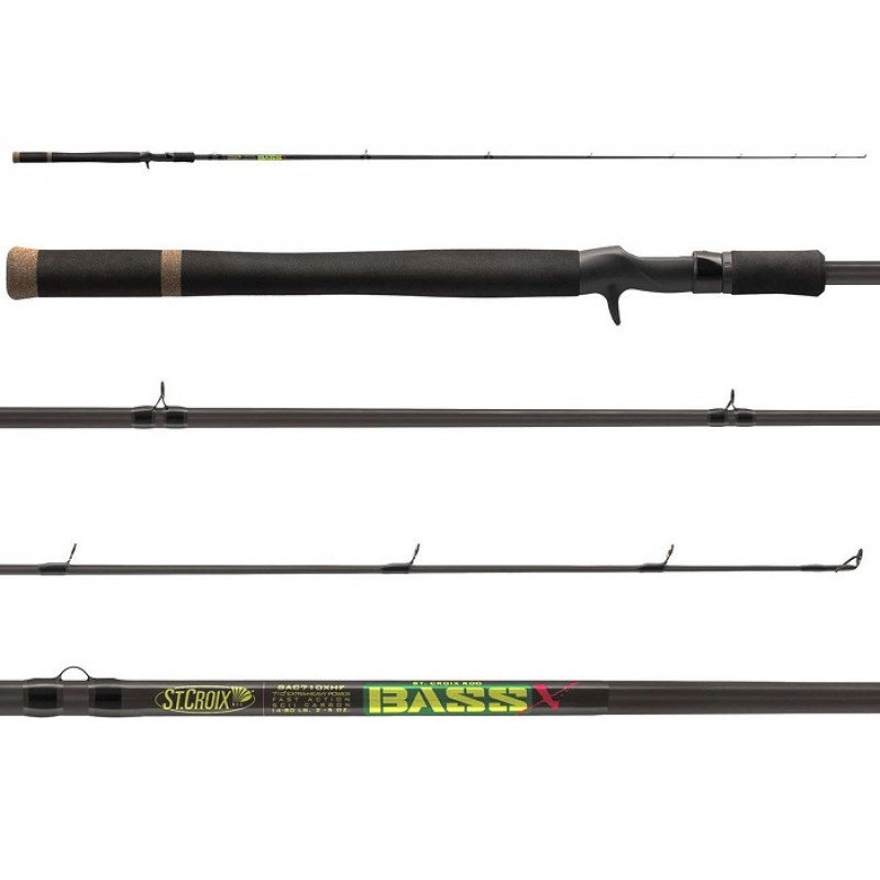 St. Croix Bass X Casting Rod 7'1" Medium Fast. 1 pza