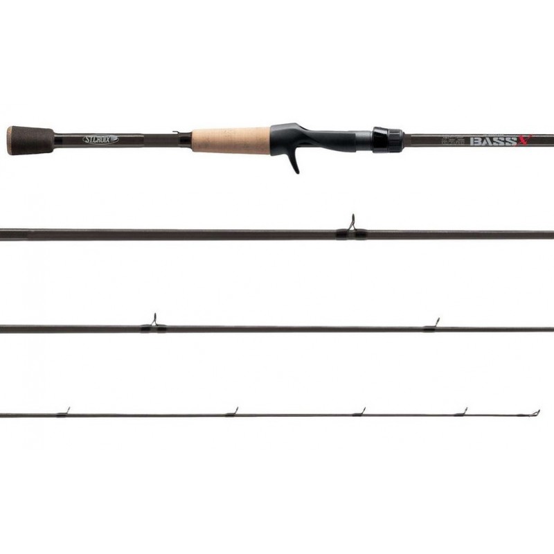 St. Croix Bass X Casting Rod 7'4"Heavy Fast 
