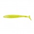 Yum Pulse 3.5'' Chartreuse  Clear Shad 8 pcs