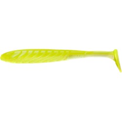 Yum Pulse 4.5'' Chartreuse  Clear Shad 8 pcs