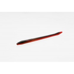 Zoom Finesse Worm 4.5" Red Shad, 20 pcs