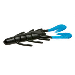 Zoom Ultra Vibe Speed Craw 3.5'' Black Blue Claw 12 pcs
