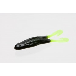 Zoom Horny Toad 4.25'' Black Chartreuse Tail, 5 pcs