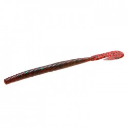 Zoom Magnum Ultra Vibe Speed Worm 7'' Red Bug, 8 pcs