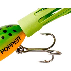 Arbogast  Hula Popper 3/16 oz Frog Yellow Belly