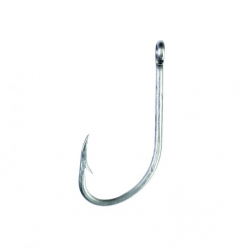 Eagle Claw Stainless Steel Plain Shank Hook 5/0, 100 pcs