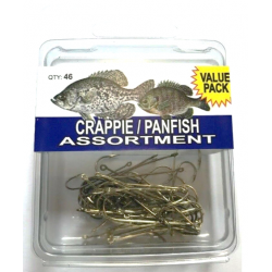 Eagle Claw Crappie/Panfish Assortment, 46 pcs