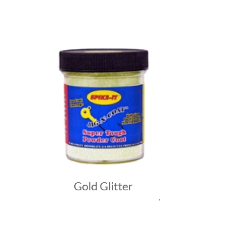 Spike-It Jig-N-Coat 2 oz Gold Glitter