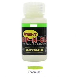 Spike It Salty Garlic  Dip-N-Glo Lure Dye Chartreuse