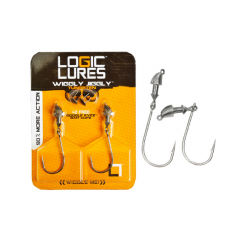 Logic Lures Tungsten Wiggly Jiggly  1/8 oz, 2 pcs