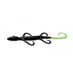 Zoom Lizard 6''  Black Chartreuse, 9 pcs