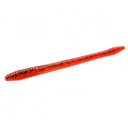 Zoom Finesse Worm 4.5 Red Bug Shad, 20 pcs