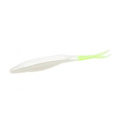 Zoom Salty Super Fluke 5.25'' White Pearl/Chartreuse, 10 pcs