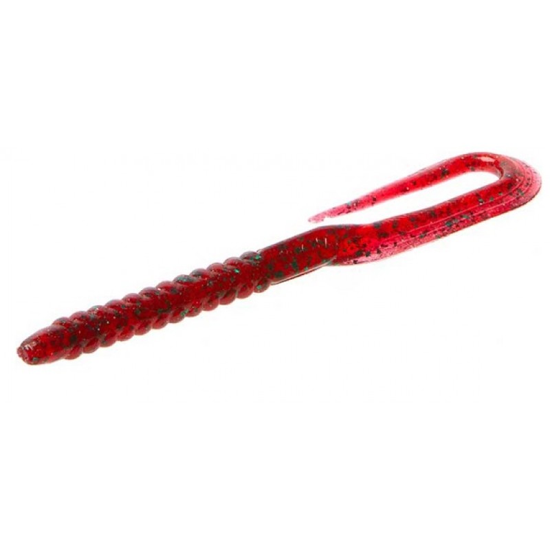 Zoom  Mag U-Tale Worm 7.5" Red Bug, 15 pcs
