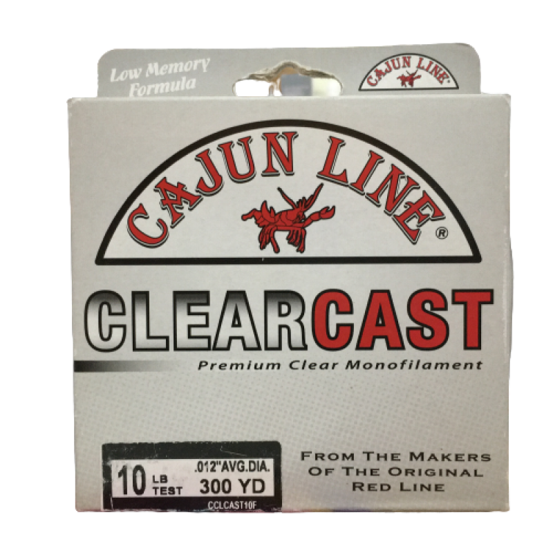 Cajun Line Clear Cast 10 lbs 300 yds