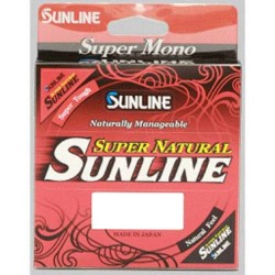 Sunline Super Natural Monofilamento Clear HG 30 lb 330 yd 
