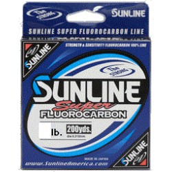 Sunline  Super Fluorocarbono 25 lb  200 yd Clear